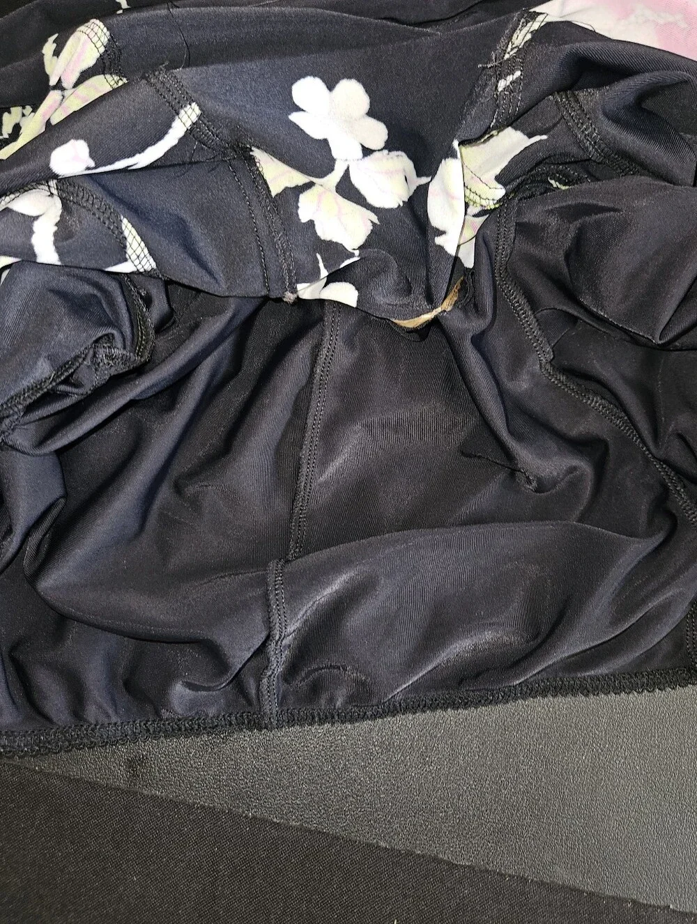 Roberto Cavalli Vintage Y2K Black Floral Mini Dress Size 44/ M